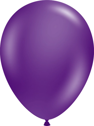 17" Crystal Latex Balloons - Purple (50pk)