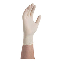 Latex Gloves - Large - Powder Free, Box of 100