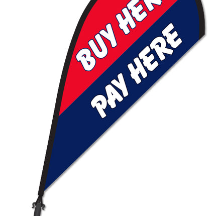 Clip On Paddle Flag - Buy here Pay here