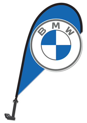 Clip On Paddle Flag - BMW