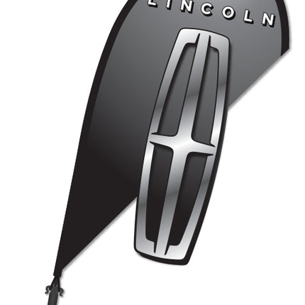 Clip On Paddle Flag - Lincoln