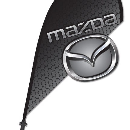 Clip On Paddle Flag - Mazda