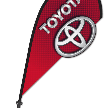 Clip On Paddle Flag - Toyota