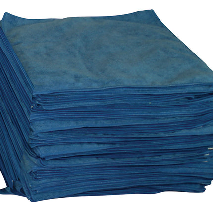 Plush Blue Microfiber Detailing Towel