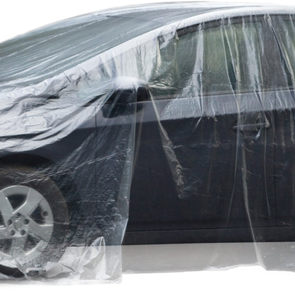 Slip-N-Grip® Disposable Plastic Car Covers (Roll of 30)