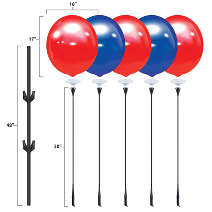 5 Balloon Ground Pole Kit - Xtreme Weather Reusable Balloons