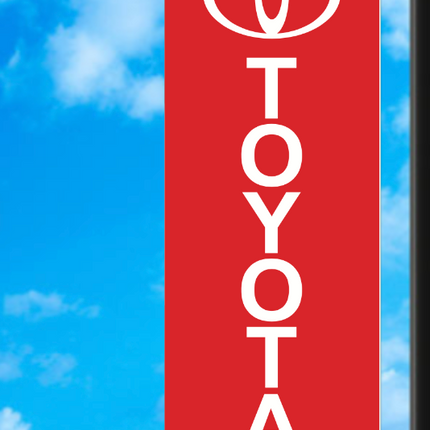 Vinyl Light Pole Banner - Toyota