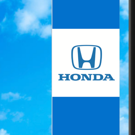 Vinyl Light Pole Banner - Honda