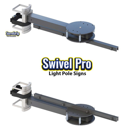 Swivel Pro Light Pole Sign Kit (Hardware & Graphic)