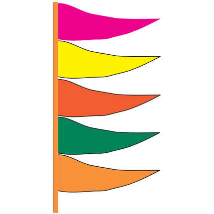 Antenna Flag - Fluorescent Plasticloth